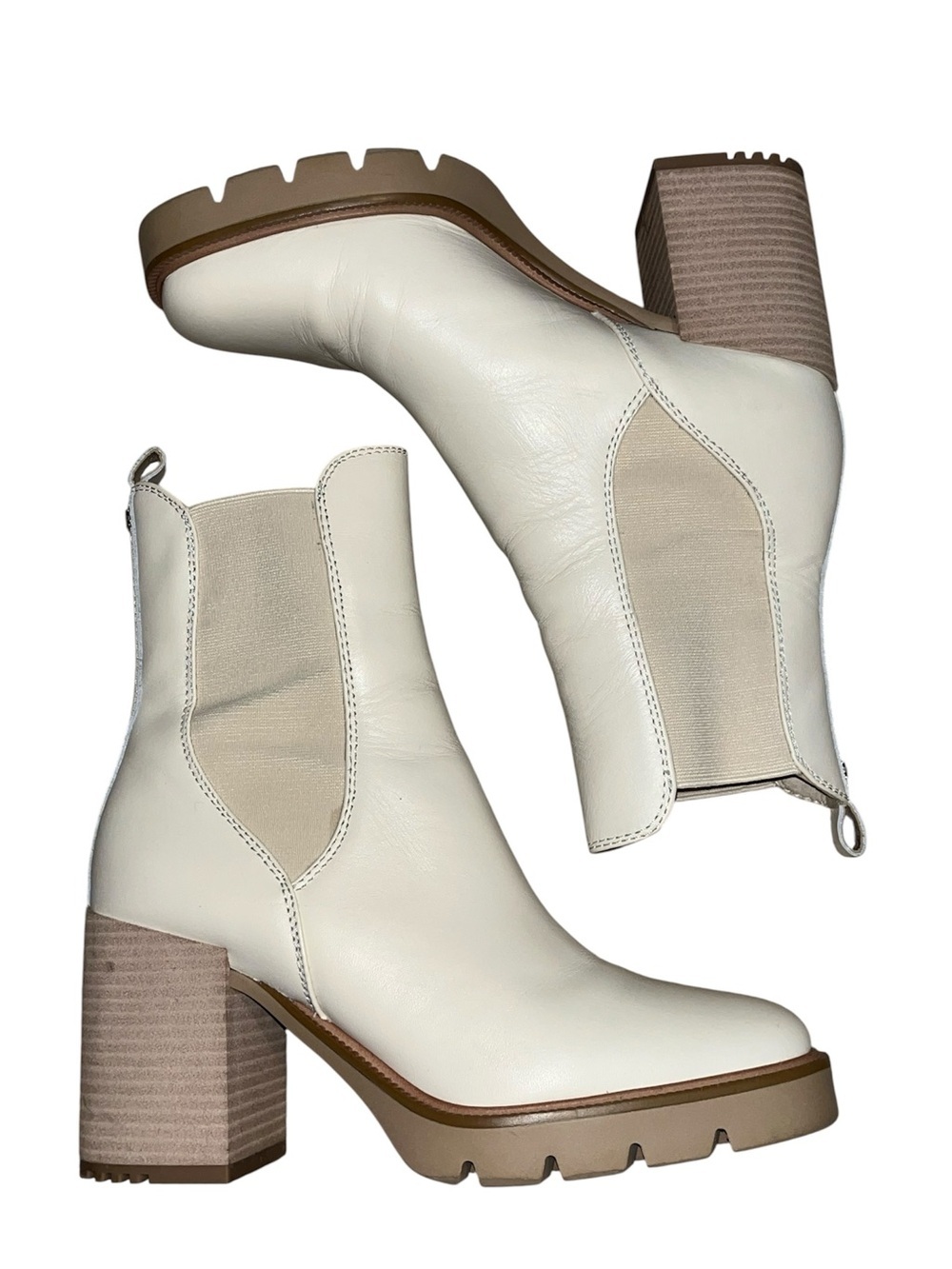 Sam Edelman Rollins Chelsea Boot Modern Ivory Size 8.5M - Picture 9 of 14